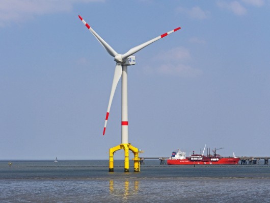 Windkraft auf dem Meer Windkraft auf dem Meer