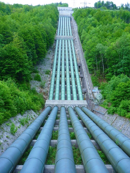 Falleitungen Wasserkraftwerk Falleitungen Wasserkraftwerk